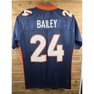 Champ‎ Bailey #24 Denver Broncos NFL Reebok Football Jersey XL Vintage STITCHED
